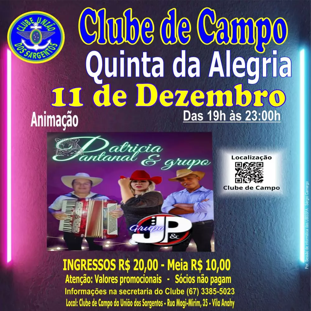 Quinta da Alegria no Clube de Campo 11/12/2025